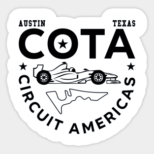 circuit of the americas Sticker